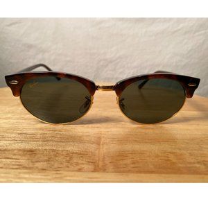 Ray Ban Clubmaster Oval sunglasses with case
